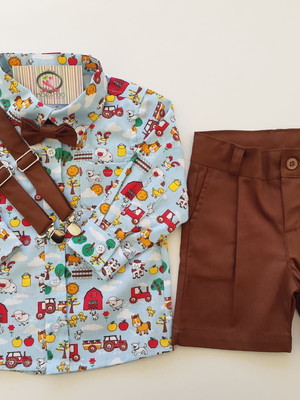 Roupa fazendinha menino