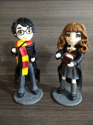 Bonecos harry potter em biscuit (cada)