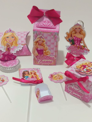 Kit festa barbie escola de princesas