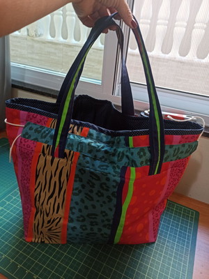 Bolsa em sarja impermeável