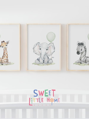 Kit quadro infantil safari 2- pst-kids-331