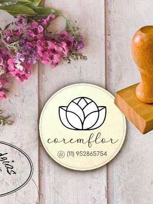 Carimbo personalizado 5cmø