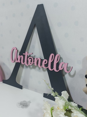 Letras grandes em mdf para decoração infantil
