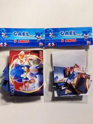 Quebra-cabeça personalizado sonic
