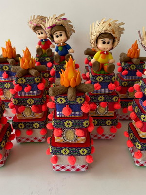 10 caixas triplas são joão biscuit