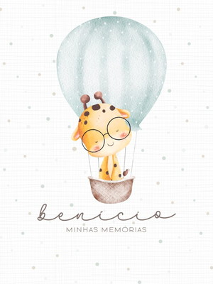 Livro do bebê girafa baloeiro