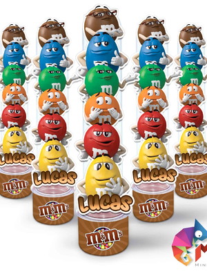 Tubete 13 cm mms