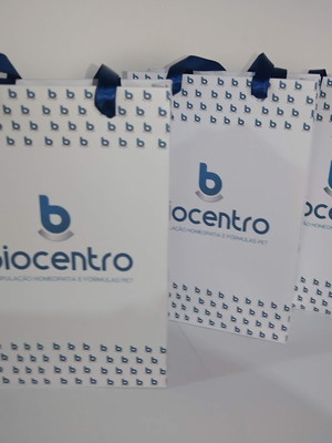 Promoção sacola personalizada p 14lx21alt com 5,5 fundo