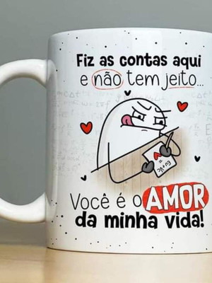 Caneca porcelana namorados marido e esposa
