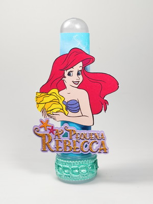 Tubete ariel pequena sereia