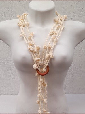 Cachecolar argola ( pronta entrega )