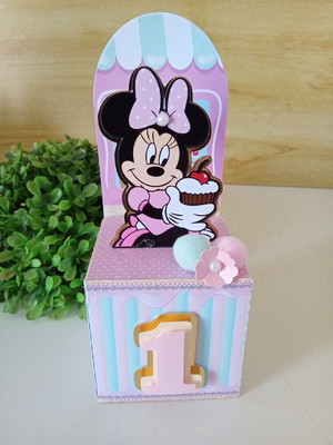 Caixa mini cenário mini confeiteira