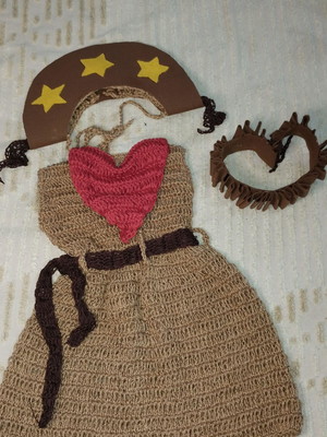 Maria bonita fantasia croche
