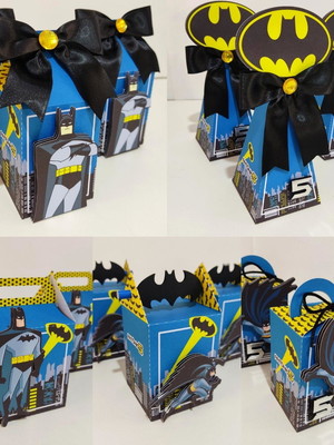 Kit festa 50 itens batman