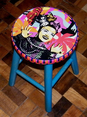 Banco carmen miranda pop art