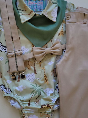 Roupa safari tal pai tal filho