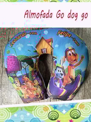 Almofada go dog go