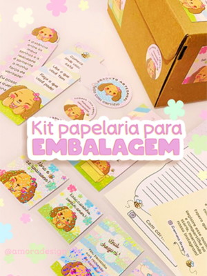 Arquivo digital kit papelaria cachorrinha cliente 5c