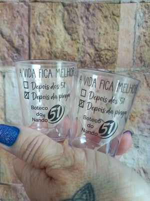 Copo de shot 70ml personalizado