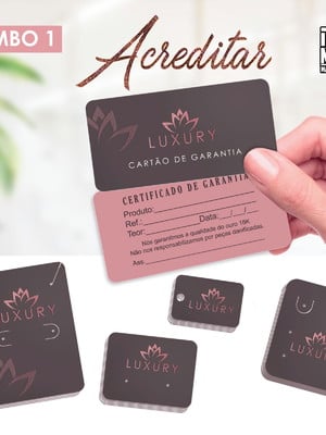 2500uind combo tags semijoias personalizado