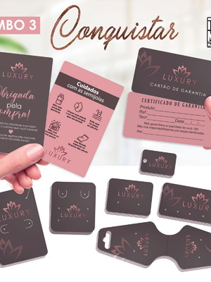 8000unid combo tags semijoias personalizado