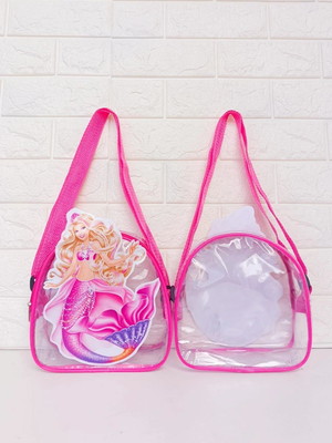 Bolsa 3d com aplique e alça transversal