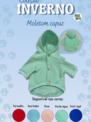 Moletom com capuz (cores) - xg