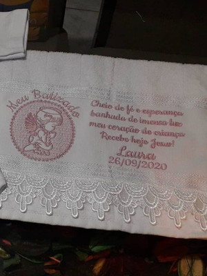 Toalha para batizado