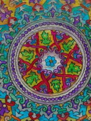 Mandala vitral - 30cm