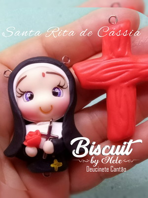 Kit entremeios santa rita em biscuit