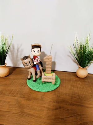 Vela personalizada fazendinha