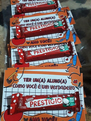 Cartão com prestígio 33g- volta as aulas