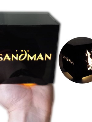 Luminária de mesa the sandman presente luminaria serie geek