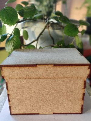 Caixa 15x15x10 mdf cru (sem gravação)