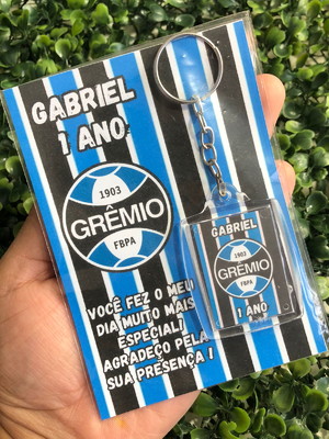 Chaveiro personalizado grêmio/inter