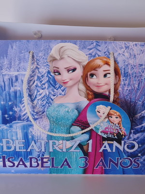 Kit sacola personalizada frozen