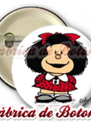 Boton 2,5cm mafalda