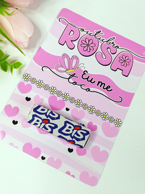 Card com bis- outubro rosa
