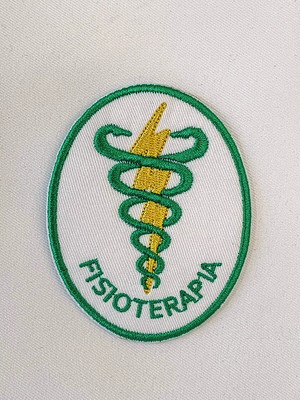 Patch de bordado - fisioterapia círculo