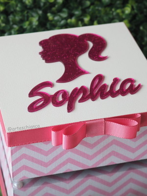 Caixa personalizada barbie