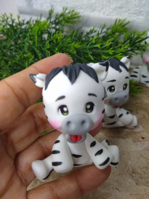 Apliques safari em biscuit