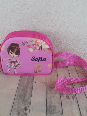 10 bolsinhas meia lua personalizadas com alça regulável