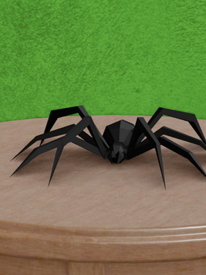 Aranha - papercraft 3d