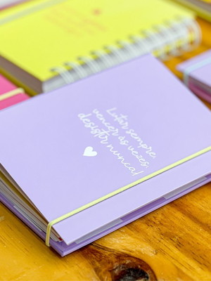 Mini planner modular com 4 módulos