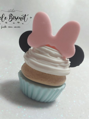 Aplique cupcake minnie confeiteira