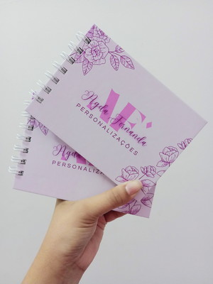 Bloquinho de anotações personalizado a6