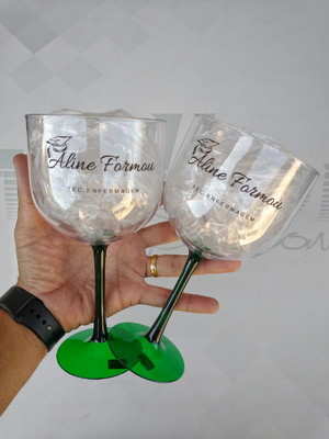 50 taças gin bicolor 580ml - personalizadas