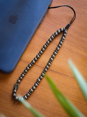 Phone strap cordinha para celular em pedra natural