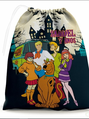 Sacolinha aniversário lembrancinha scooby-doo