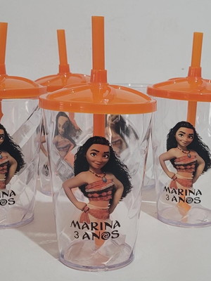 Moana copo c/ tampa 300 ml